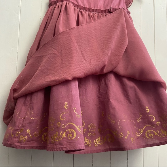 Mexx dusty rose ruffle dress Sz 7 - Picture 14 of 16